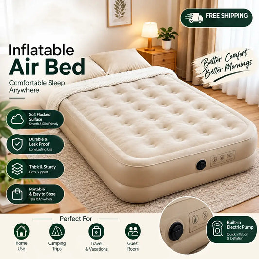 New inflatable mattress, double sleeping pad