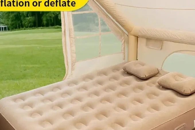 New inflatable mattress, double sleeping pad