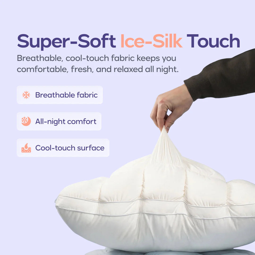 ☁️ Cooling Puff Pillow Limited-time discount: The more you buy, the more you save.